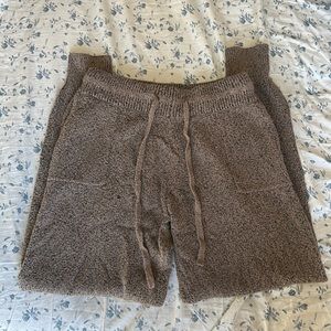 Bobi black knit joggers